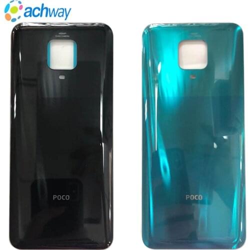 100% New For Xiaomi Poco m2 pro Battery Cover Back Glass Panel Rear poco m2 pro Housing case For Xiaomi m2 pro Back Cover