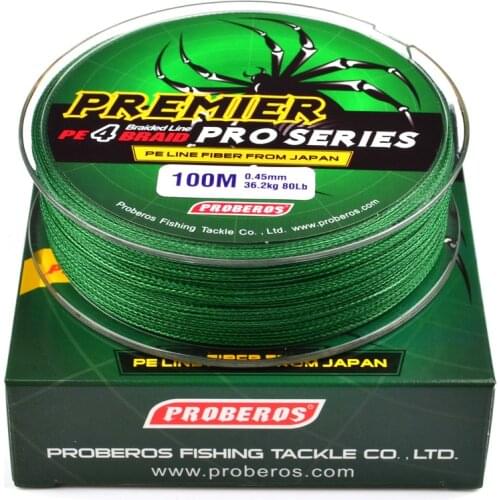 100M 4 Strands 6-100LB New PE Braided Fishing Wire Multifilament Super Strong Fishing Line Japan Multicolour