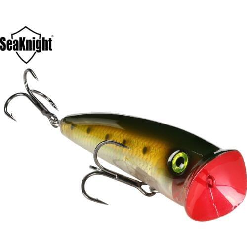 SeaKnight SK004 Popper 1PC Fishing Lure 7cm 11g Topwater Floating Artificial Hard Bait Long Casting Wobble Swimbait Sharp Hooks