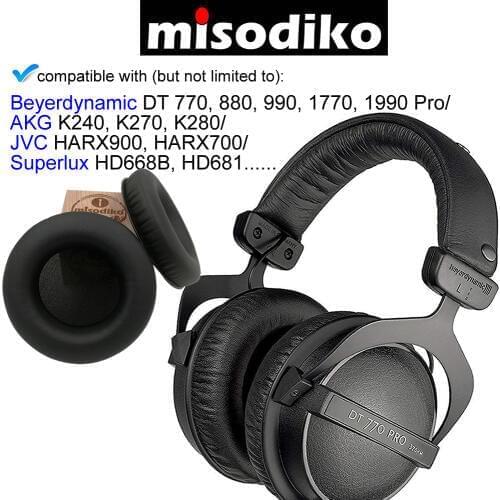 Misodiko Replacement Earpads Ear Pads Cushions for AKG K240 K270 K280, Beyerdynamic DT770 DT880 DT990, Sennheiser HD215, Hifiman
