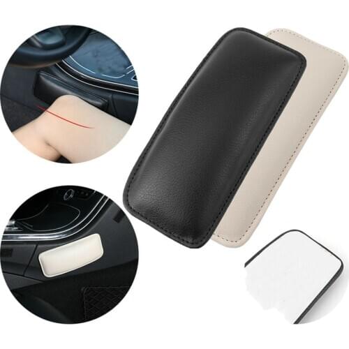 Universal Leather Knee Pad for Car Pillow Comfortable Elastic Cushion Memory Foam Thigh Support Interior Car Accessories
