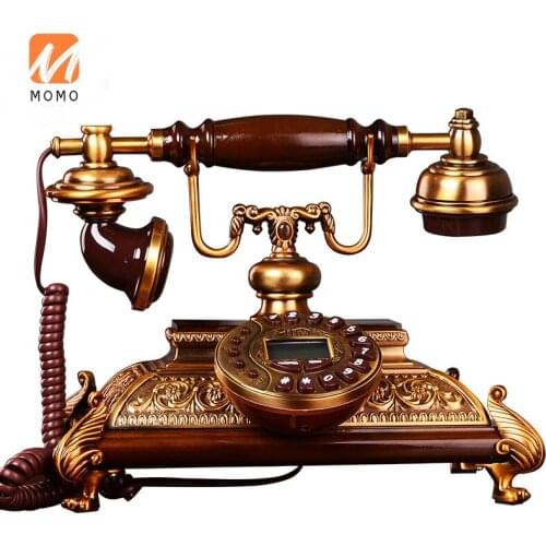 Villa European-Style Antique Telephone Landline Home Retro Fashion Creative Old-Fashioned Telephone Wireless Card Incense