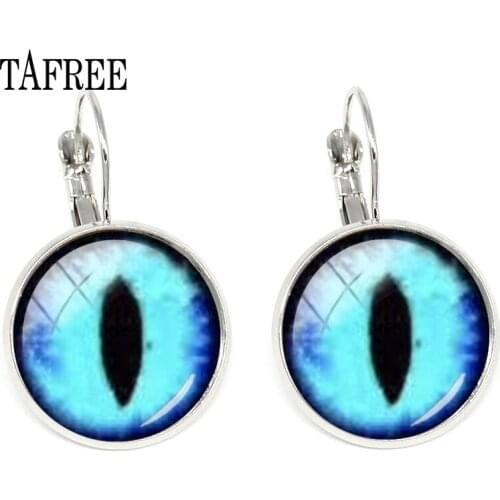 TAFREE Trend Fashion Evil Eye Design Women Clips Earrings Womens Accessories For Women Earrings Jewelry EY224