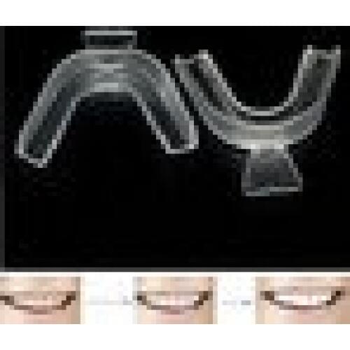 2Pcs Transparent Night Guard Gum Shield Mouth Teeth Trays Anti Snoring Silicone Tooth Care Stop Bruxism Grinding Dental Tool