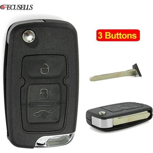 3 Button Remote Smart Car Key Shell Case Housing For Geely Emgrand 7 EC7 EC715 EC718 Geely Emgrand 7-RV EC7-RV EC715-RV EC718-RV