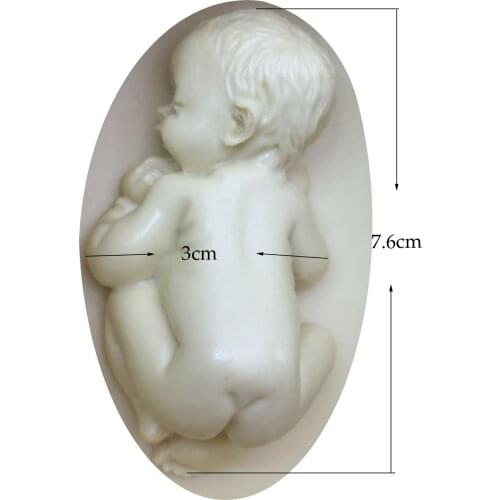 3D Baby Shape Chocolate Gumpaste Mould Sugarcraft Cake Decorating Tools Silicone Mold Fondant Mold Cake Decorating Tools