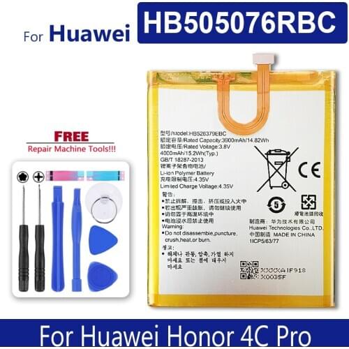 HB526379EBC Battery For Huawei Honor 4C Pro / Honor4C Pro Honor4CPro Batery with Tracking Number