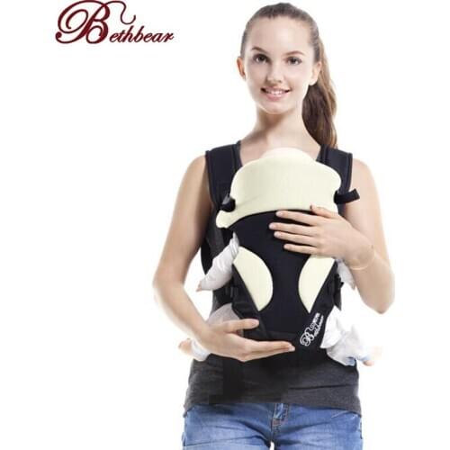 Bethbear 2-30 M Classical Durable New Born Baby Carrier Comfort Baby Sling Fashion Mummy Child Sling Wrap Bag Infant Carrier