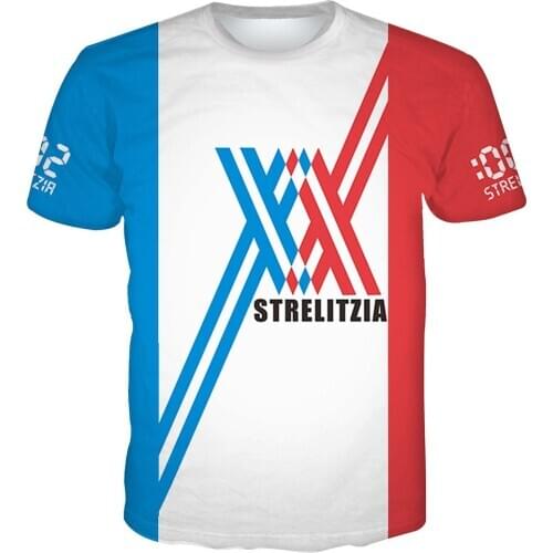 Darling In The Franxx T Shirts Short Sleeves Anime Tees clothing Pure Normal T-Shirts