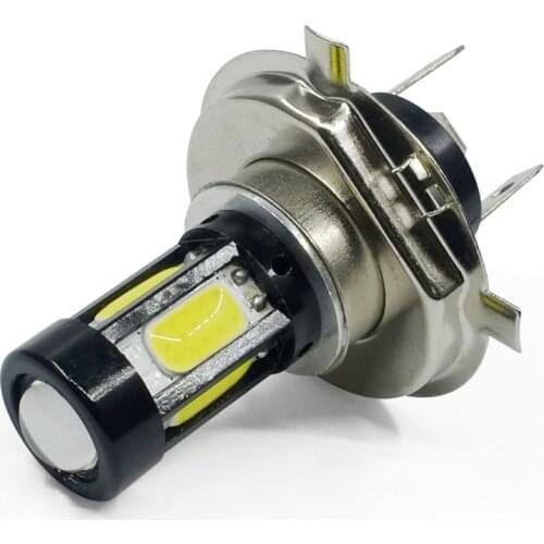 SOURCE Factory Bright Lens H4 Motorcycle Light 6cob Automobile Led Fog Lamp Bulb Electromobile Lights LED Spotlight