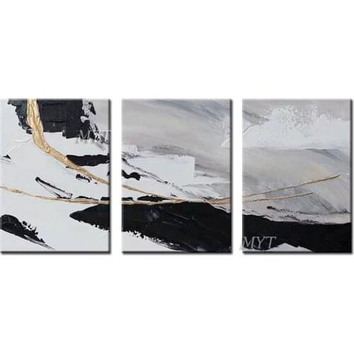 Beautiful Snow Mountain Scenery Abstract Oil Paintings On Canvas Modern Wedding Decor Wall Pictures 100% Handpainted No Framed