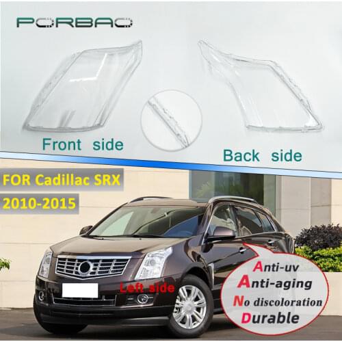 Headlight Lens Cover For SRX 2010-2015 Headlamp Clear Auto Shell Cover Replacement DIY