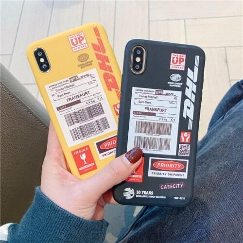 Fashion trend ticket DHL phone case for poco X3 M3 redmi NOTE 8 9 10X S POR MAX Soft PC TPU Anti-Knock MI redmi phone case