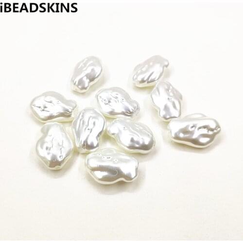 New arrival! 25x18mm 250pcs Imitation pearls irregular shape beads for Necklace,Earrings parts,hand Made Jewelry DIY