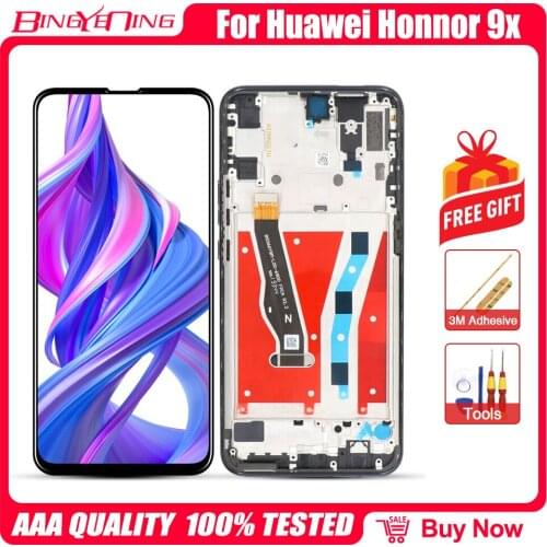 Original 6.59 inch For Huawei honor 9X LCD Display STK-LX1 STK-L22 Touch Screen Digitizer Assembly parts+tools