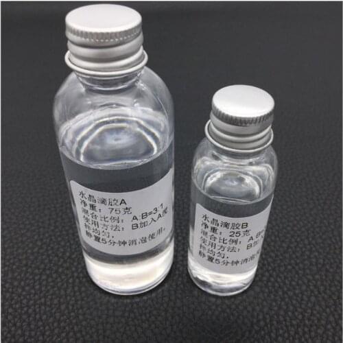 AB 3:1 Clear Resin Epoxy High Adhesive Crystal Glue DIY Jewelry Making