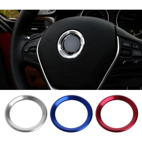 Car Steering Wheel Decoration Circle Cover Sticker For BMW X1 E60 E36 E39 E46 E30