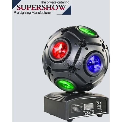 Stage effect dj disco lighting small ball 9X10W RGBW 4in1 LED Football moving head light for bar party show