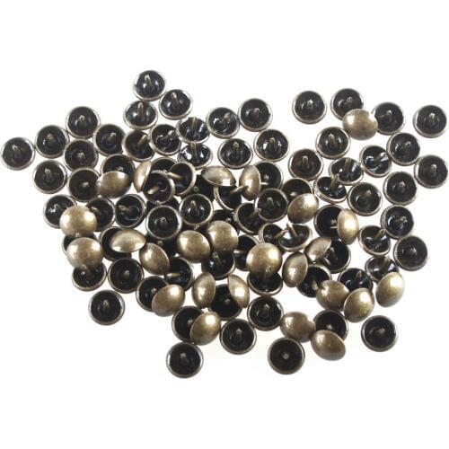 10 x 9mm retro Bronzy Antique Upholstery Nails Tacks Studs Ancient Style Furniture Fix Pack of 100