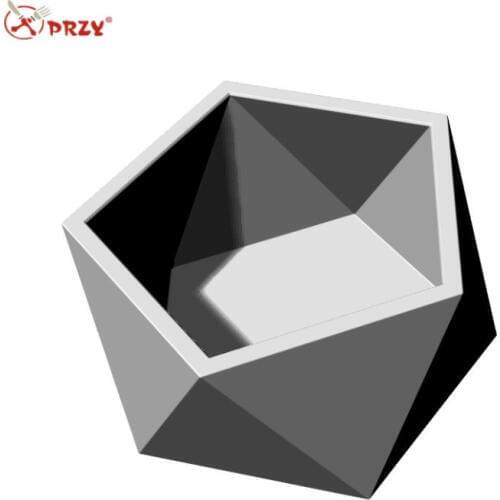 Silicone flower pot mold DIY concrete cement Reusable Mould 3D vase and planters silicone molds for concrete planter making