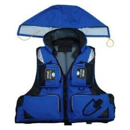 Sea fishing life jacket, rock fishing suit, floating material, fishing life jacket and hat, removable