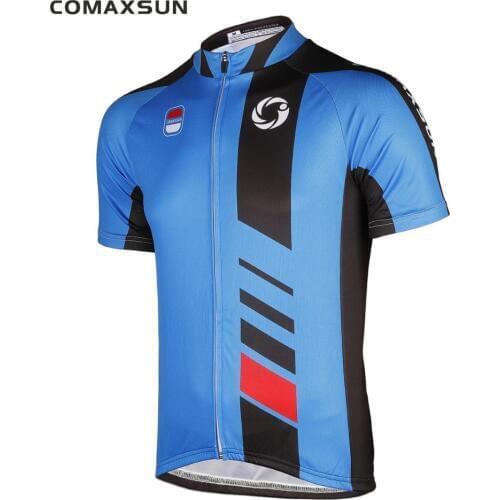COMAXSUN Cycling Jersey Breathable MTB Bicycle Clothing Comfortable Road Bike Clothes 3 Color