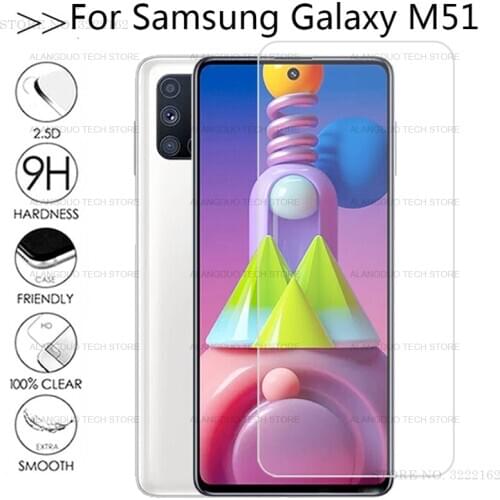 Tempered Glass For Samsung Galaxy M51 A51 A71 M21 Sscreen protector Glass For Samsung Galaxy M30 M31 M31S M21 A21S M51 Glass