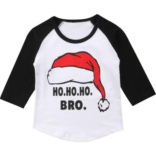 Toddler Kids Baby Boy Girls Winter Holiday Clothes T-shirts Top Xmas Tee Outfits Size 2-6T