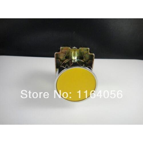 1pcs 1 NO XB2-BA51 Momentary Yellow Flush Pushbutton