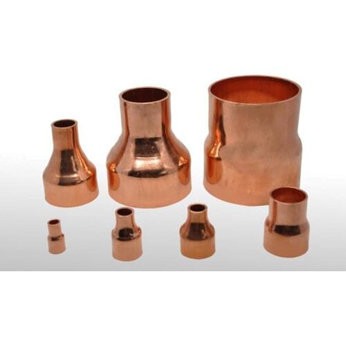 35mmX19mm Inner Diameter Copper End Feed Straight Reducing Coupling Plumbing Fitting Scoket Weld Water Gas Oil