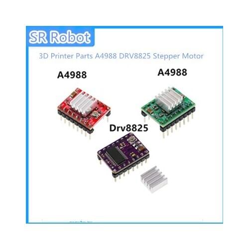 4pcs Factory Reprap Stepper Driver A4988 Stepper Motor Driver Module With Heatsink 3D Printer Part/Accessory Diy Robotic Kit