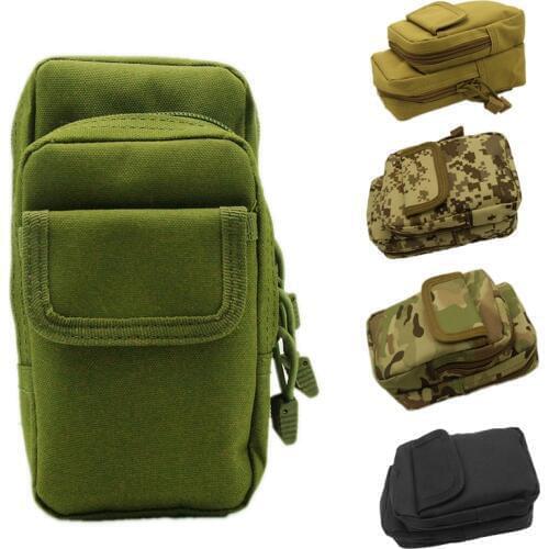5 Colors Airsoft Military Molle Bags Tactical Waist Wallet MAG Pouch Multifunction Outdoor Camping Hiking Small Bag Phone Cases