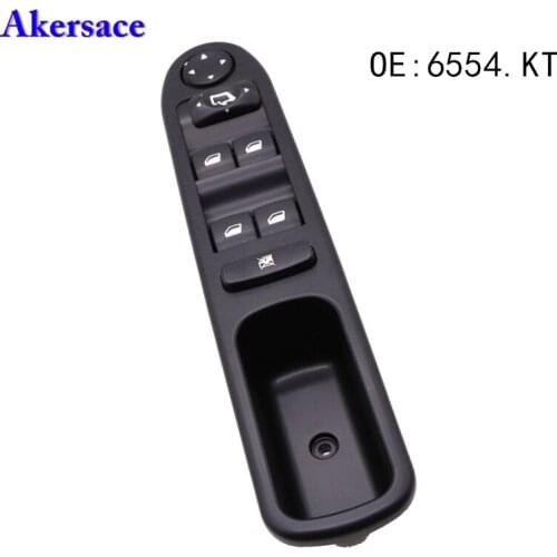 6554.KT Window Control Switch 6554KT For Peugeot 307 Break 2000-2014 307SW 2002-2014 307CC Master Electric Power Control Switch