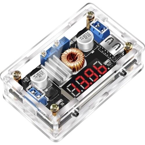 AU04 -DC-DC Buck,Power Supply Module LM2596 DC Buck Converter 5V-36V to 1.25-32V Step Down Voltage Regulator Stabilizer 3A 5A