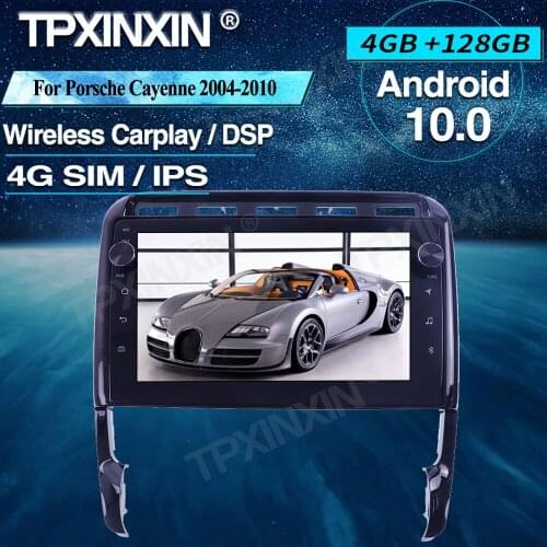 For Porsche Cayenne 2004-2010 Car Radio 128 Android 10 Car Multimedia Player Radio GPS Navigtion Tape Recorder Wireless Carplay