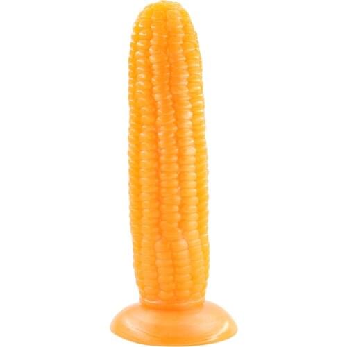 EXVOID Corn Shape Realistic Dildo Sex Toys for Woman Silicone Artificial Cock Cucumber Suction Cup Banana Penis No Vibrator