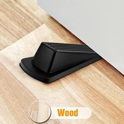 4 Colors Wear-resistant Durable Door Protector Easy Use Rubber Anti-deform Multi-use Door Protector Stopper Tool for Daily Use