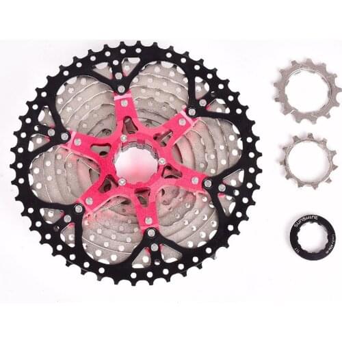 SUNSHINE Bicycle Freewheel Cassette 11-46T 42T 50T 10 Speed Wide Ratio MTB Mountain Bike Freewheel
