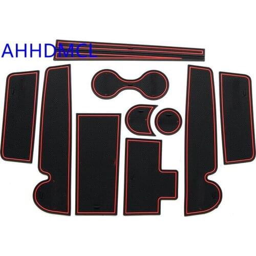 Car Gate Slot Pad Cup Armrest Storage Pad Anti-Slip Mat For Territory