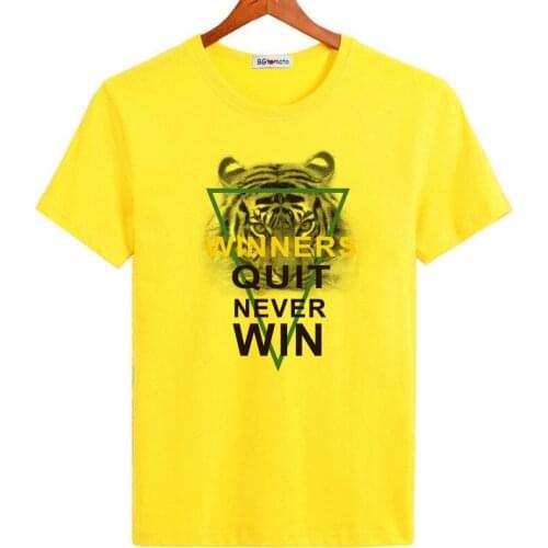 BGtomato the smart animals tiger wolf t shirts mens fashion lovely printing shirts Brand good quality cheap shirts