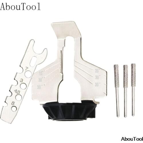 5PCS set Chainsaw Sharpening Kit Electric Grinder Sharpening Polishing Attachment Set Saw Chains Tool Drill Rotary Accessories