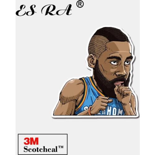 Stickers Toys Basketball Players Stickers Sport Start James Harden Pegatinas Car Laptop Luggage Skateboard Decorate Waterproof