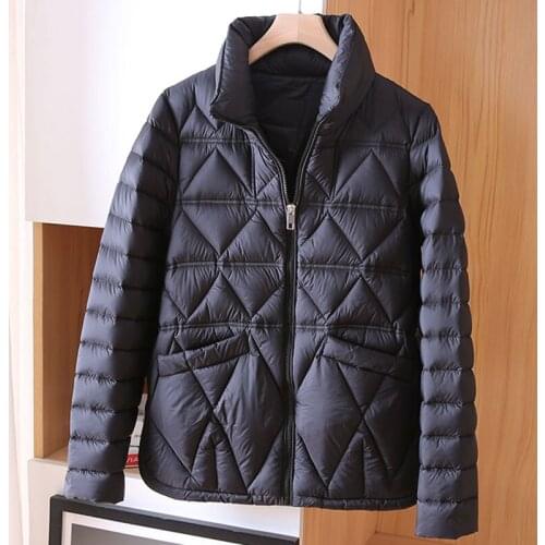 New Short Winter Jacket Women Warm 90% White Duck Down Parkas Female Casual Loose Korean Windproof All-Match Outerwear