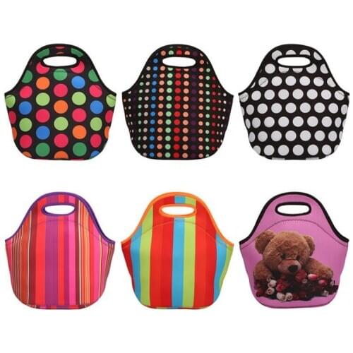 New Waterproof Lunch Bag for Women kids Men Cooler Lunch Box Bag Tote canvas lunch bag Insulation Package Portable
