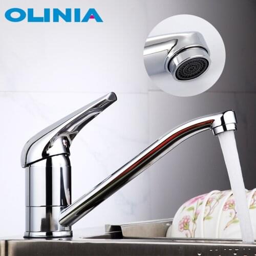 Olinia Kitchen Faucet kitchen tap Mixer Tap 360 Degree Rotation Deck Mounted Mixer Tap Sink Faucet Torneira Cozinha OL7194