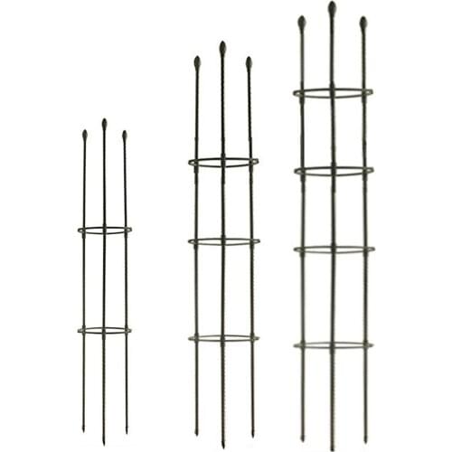 Garden Plant Pot Obelisks Plastic Flower Stand Garden Trellis Plant Support Rack Plant Climb Shelf Rose Clematis Lotus Frame