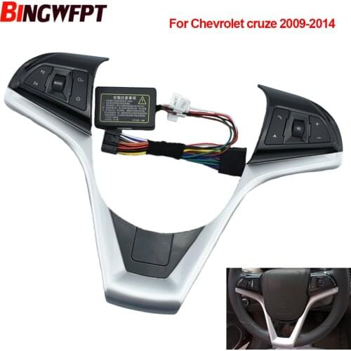 Phone Control Volume Channel Remote Car Steering Wheel Control Button For Chevrolet Cruze 2009-2014
