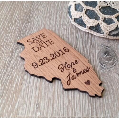 Save the dates, rustic save the date magnets, wedding save the dates image Save the date magnets, US state shaped save th