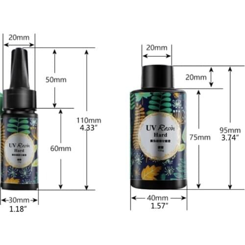 Hard Type UV Resin Ultraviolet Curing Resin Sunlight Activated Resin Art Crafts 1XCA