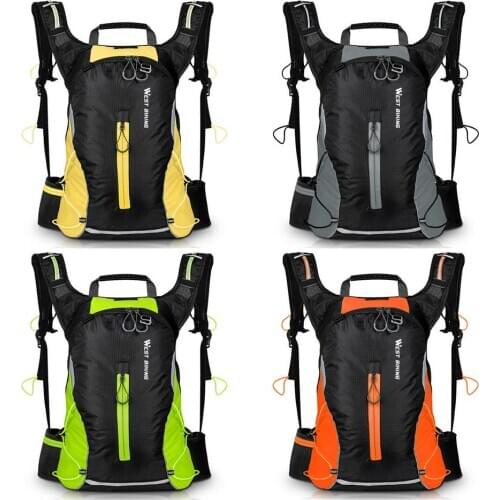 Cycling Backpack Durable16L Capacity Waterproof Lightweight Breathable Comfortable Bag Safe Riding For Outdoor Activities